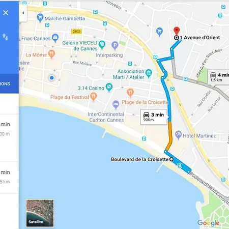 Superbe 3p 2chambres, 2terrasses Centre-ville, 4 Min à Pied De La Croisette Sas-meredith Loc Appartement Cannes